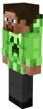 creeper cape steve