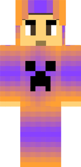 xDiamondzx Orange Purple Tie Dye Creeper Onesie
