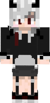 Asakii white short hair