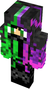 Flames Green - Purple