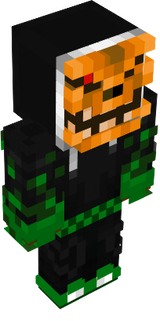 Black-green pumpkin mike 