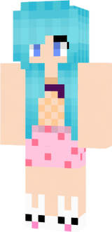 Girl Blue Haired Underwear Boxers Shorts