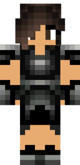 Knight Girl Brown Hair Dark From Aphmau Minecraft Diaries