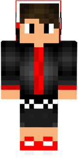 Red and black boy