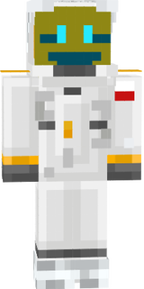 Old Sport Astronaut with polish flag
