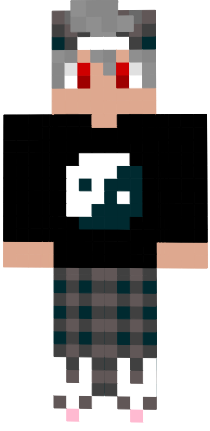Preview of texture: minha skin ofc com rosto embaixo meme