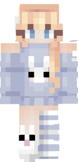 blue bunny girl