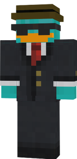 Perry mit einem Anzug PERRY