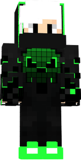 skin do isaque de cor verde