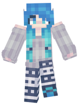 blue girl