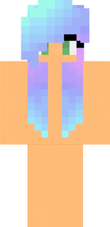 Girl Blue and Pink Haired Base