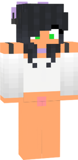 Aphmau forgot her shoes and pants or should I say skirt