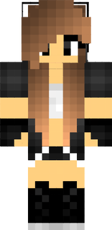 HOT GIRL WOLF BROWN HAIRED SKIN