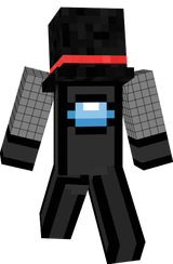 Black With Top Hat among us crewmate