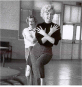 Marilyn Monroe rehersal there's no buisness like show buisness 1954