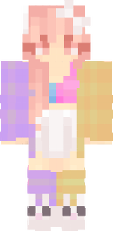 peachy easter bunny