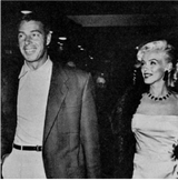 joe di maggio and marylin monroe 1953