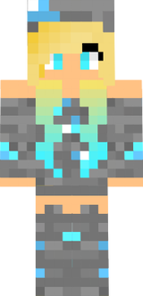 Cute Diamond Ore Girl Yellow / Blonde Hair