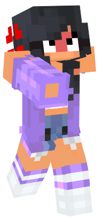 Preview of texture: Angry Aphmau From Minecraft v2
