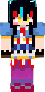 machinegun pome doll minecraft skin