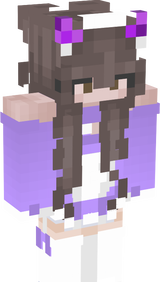 purple livii with maid