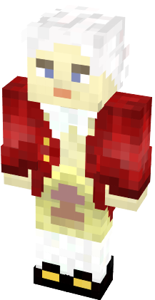 Preview of texture: mozart minecraft skin