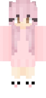 Cute Hair Pink Girl Wolf Kawaii