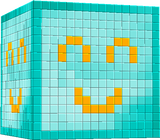Happy diamond block