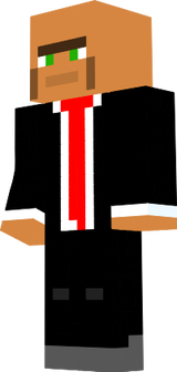 suited  villager works on fresh moves