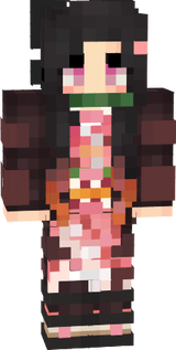 minecraft nezuko skin