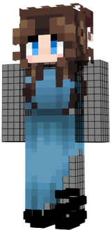 blue gown