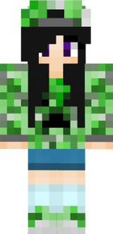 Creeper Girl Black Haired Tomboy Skater
