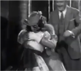 Judy Garland (1922-1969) i Billie Burke (1884-1970) wszyscy śpiewają 1937
