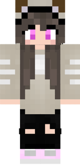 Girl Panda Brown Haired