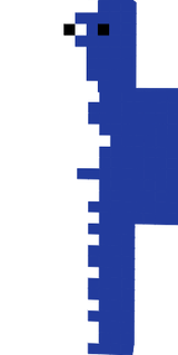 Dark Blue and white