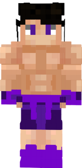 Muscular Man Deep Plum