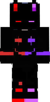 red and blue skin