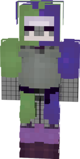 Bastardo verde e roxo