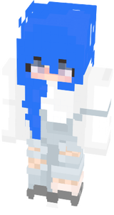 blue hair