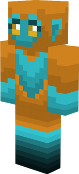 Gold and blue monkey