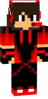 cool red gamer boy