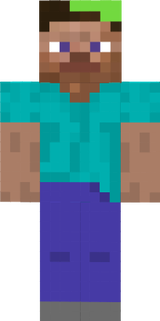 steve with green dyed hair