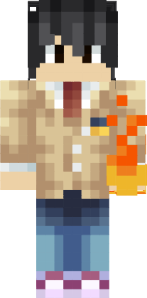 Preview of texture: fire hand school boy