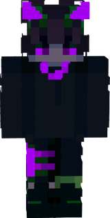 demon néon violet