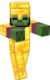 Zombie Priest with Newer Faithful Golden Armor