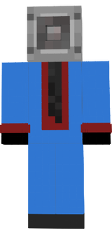 blue suited speakerman