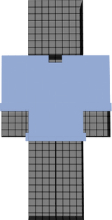 A pale-blue polo shirt.