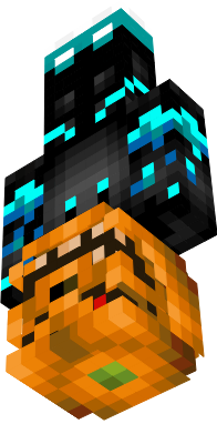 Preview of texture: Blue gamer pumpkin mike
