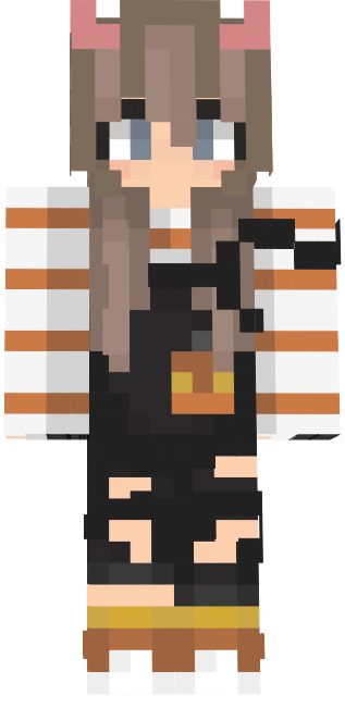 Preview of texture: snowy made julia a spooky skin literally 4 hours before halloween ended