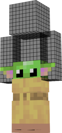 Preview of texture: Grogu minecraft skin